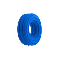 Hunkyjunk Roto Grooved Gripper-Ribbed Cockring Teal Fizz