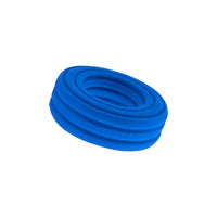 Hunkyjunk Roto Grooved Gripper-Ribbed Cockring Teal Fizz
