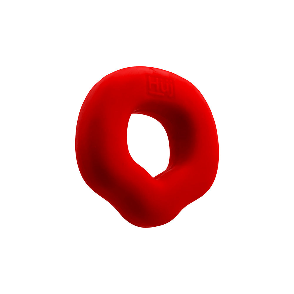 Hunkyjunk Fit Grips 2-Pack Ergo-Fit Cockrings Black/Red
