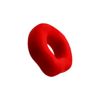 Hunkyjunk Fit Grips 2-Pack Ergo-Fit Cockrings Black/Red