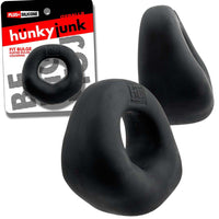 Hunkyjunk Fit Bulge Hung-Style Cockring Black Fog