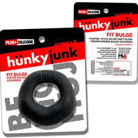 Hunkyjunk Fit Bulge Hung-Style Cockring Black Fog