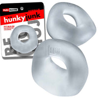 Hunkyjunk Fit Bulge Hung-Style Cockring Clear Steam
