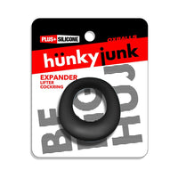 Hunkyjunk Expander Slimmer Scoop Style Cockring Black Fog