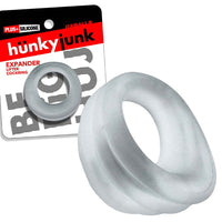 Hunkyjunk Expander Slimmer Scoop Style Cockring Clear Steam