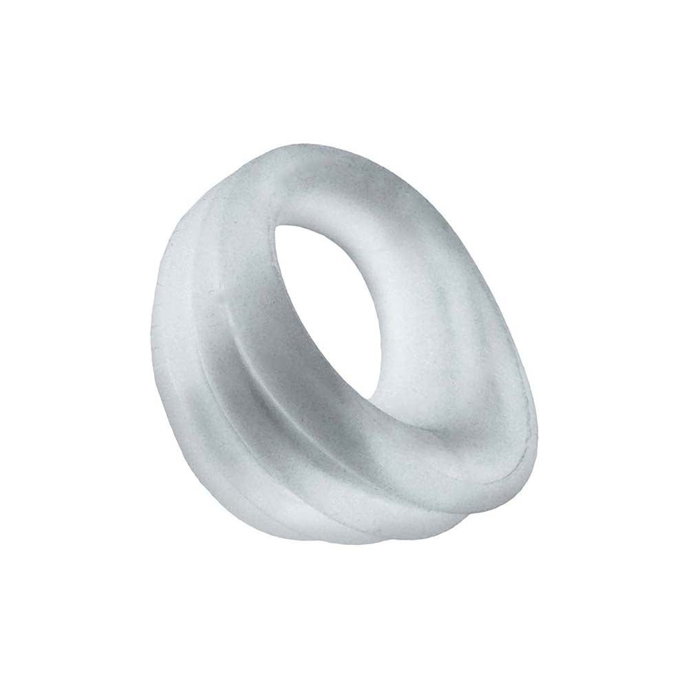 Hunkyjunk Expander Slimmer Scoop Style Cockring Clear Steam