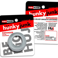 Hunkyjunk Expander Slimmer Scoop Style Cockring Clear Steam