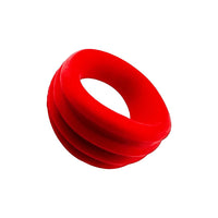 Hunkyjunk Expander Slimmer Scoop Style Cockring Red Velvet