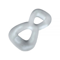 Hunkyjunk Boomerang Double-Ring Cockring & Nut-Tugger Clear Steam