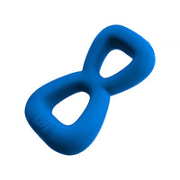 Hunkyjunk Boomerang Double-Ring Cockring & Nut-Tugger Teal Fizz