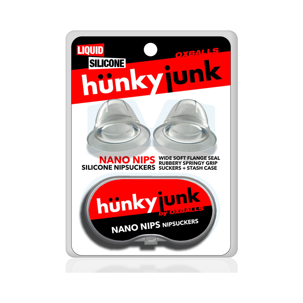 Hunkyjunk Nano Nips "Just The Tip" Nipple-Nubs Clear Silicone