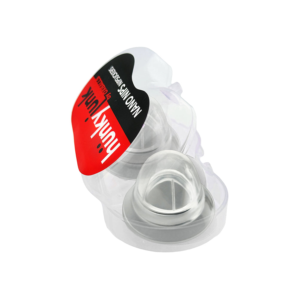 Hunkyjunk Nano Nips "Just The Tip" Nipple-Nubs Clear Silicone