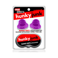 Hunkyjunk Nano Nips "Just The Tip" Nipple-Nubs Purple Silicone