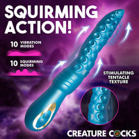 Creature Cocks Tenta-Squirm Squirming Silicone Vibrator
