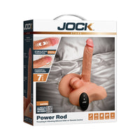 JOCK Power Rod Thrusting & Vibrating Dildo with Remote Control