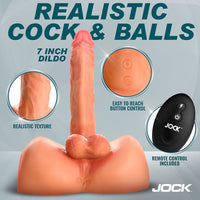 JOCK Power Rod Thrusting & Vibrating Dildo with Remote Control