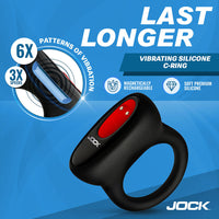 JOCK Enhancers Hard-On Vibrating Silicone C-Ring