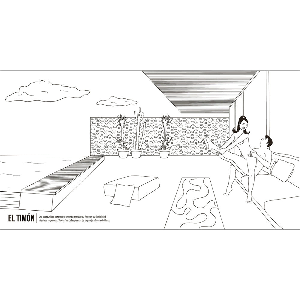 Kama Sutra Coloring Book: Libro para colorear (Spanish Edition)