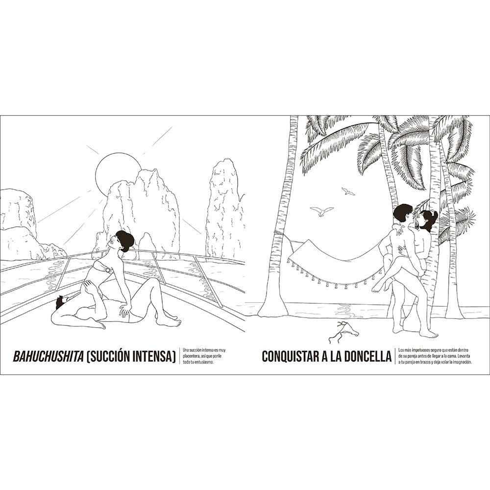 Kama Sutra Coloring Book: Libro para colorear (Spanish Edition)