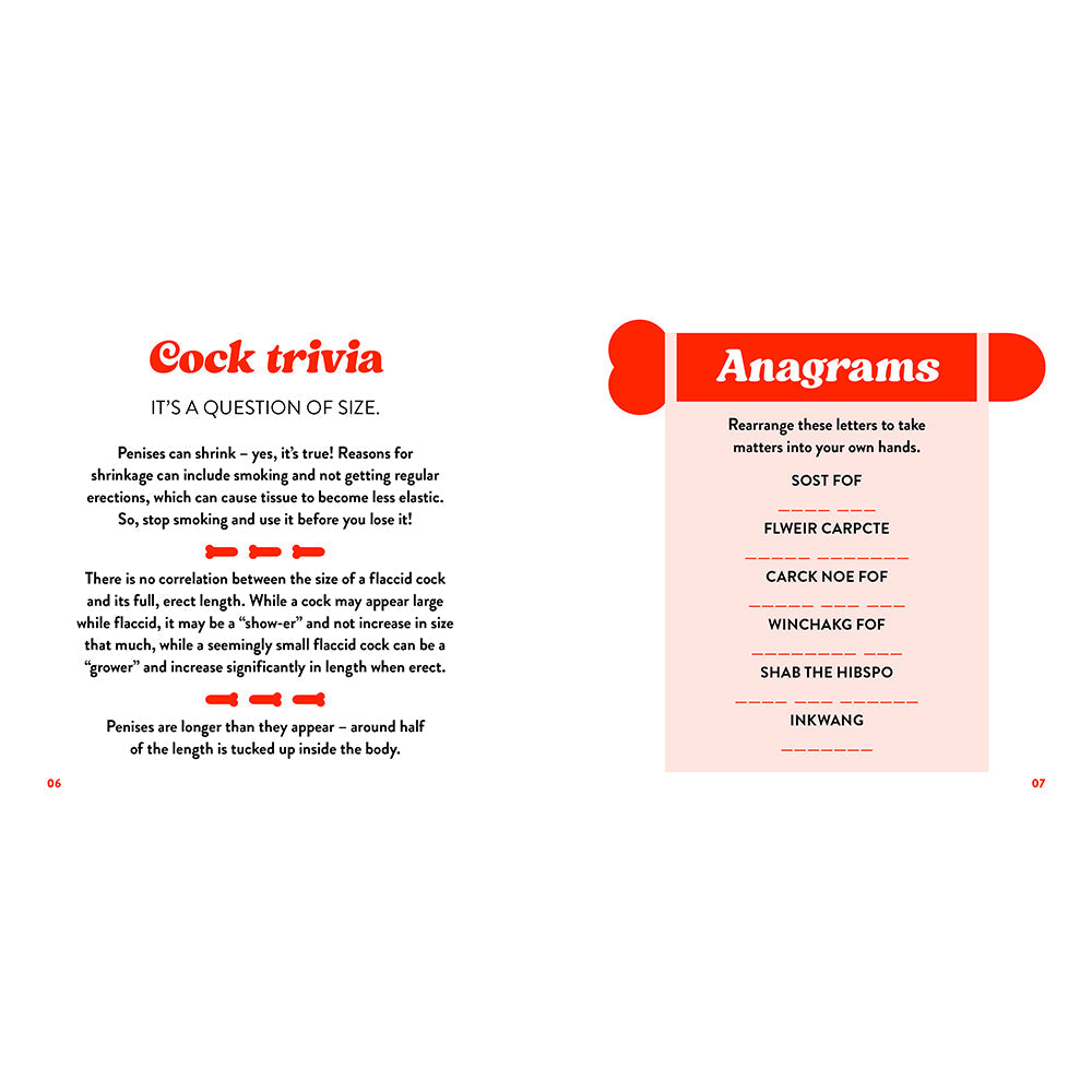 The Little Book of Cock: A Hilarious Activity Book for Adults