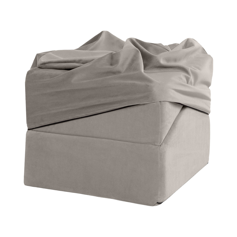 Liberator Flip Ramp Sex Positioning Pillow with Slip Cover in Lush Grey