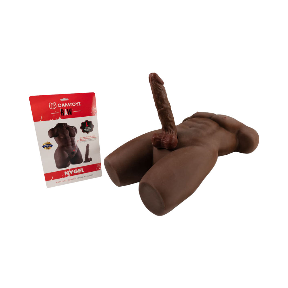 Camtoyz Raw Torso Masculino - Dark Chocolate