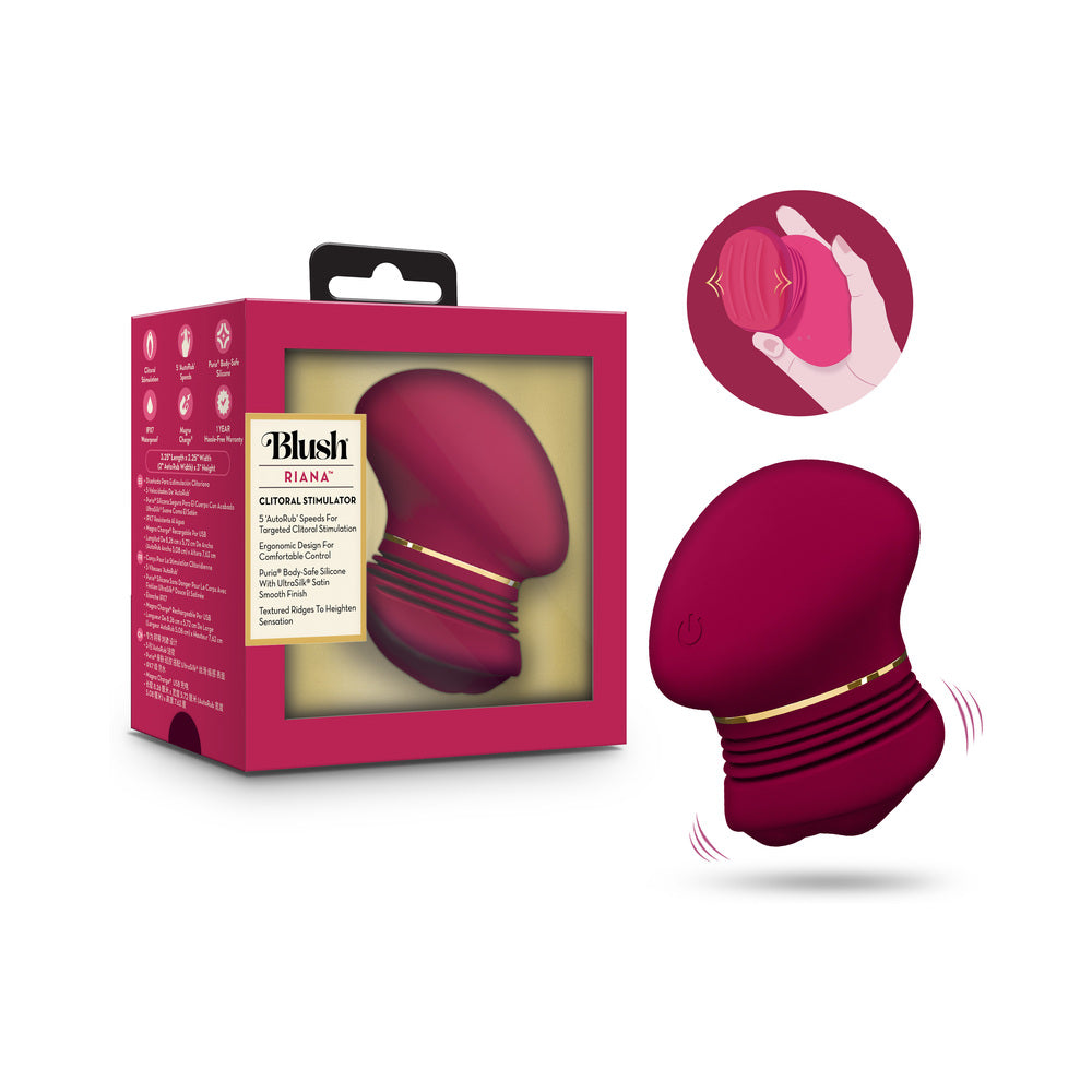 The Blush Collection Riana Mulberry Wine Dildo