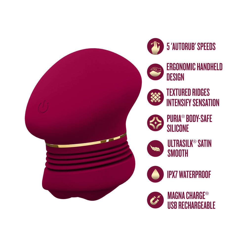 The Blush Collection Riana Mulberry Wine Dildo