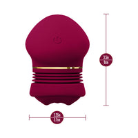 The Blush Collection Riana Mulberry Wine Dildo