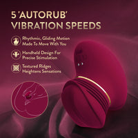 The Blush Collection Riana Mulberry Wine Dildo