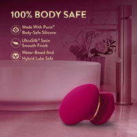 The Blush Collection Riana Mulberry Wine Dildo