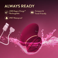 The Blush Collection Riana Mulberry Wine Dildo