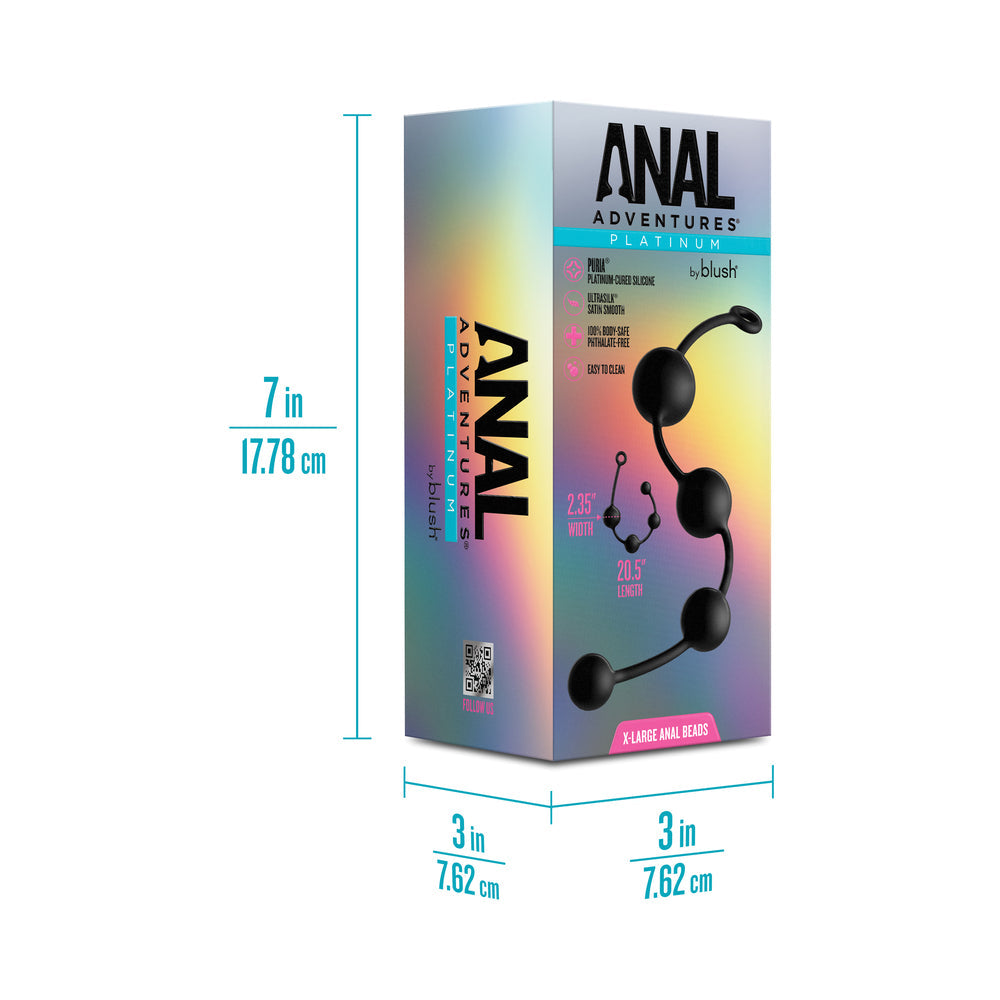 Anal Adventures Platinum X-Large Anal Beads