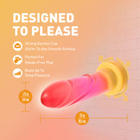 Avant Handcrafted Artisan Dildo Sunburst
