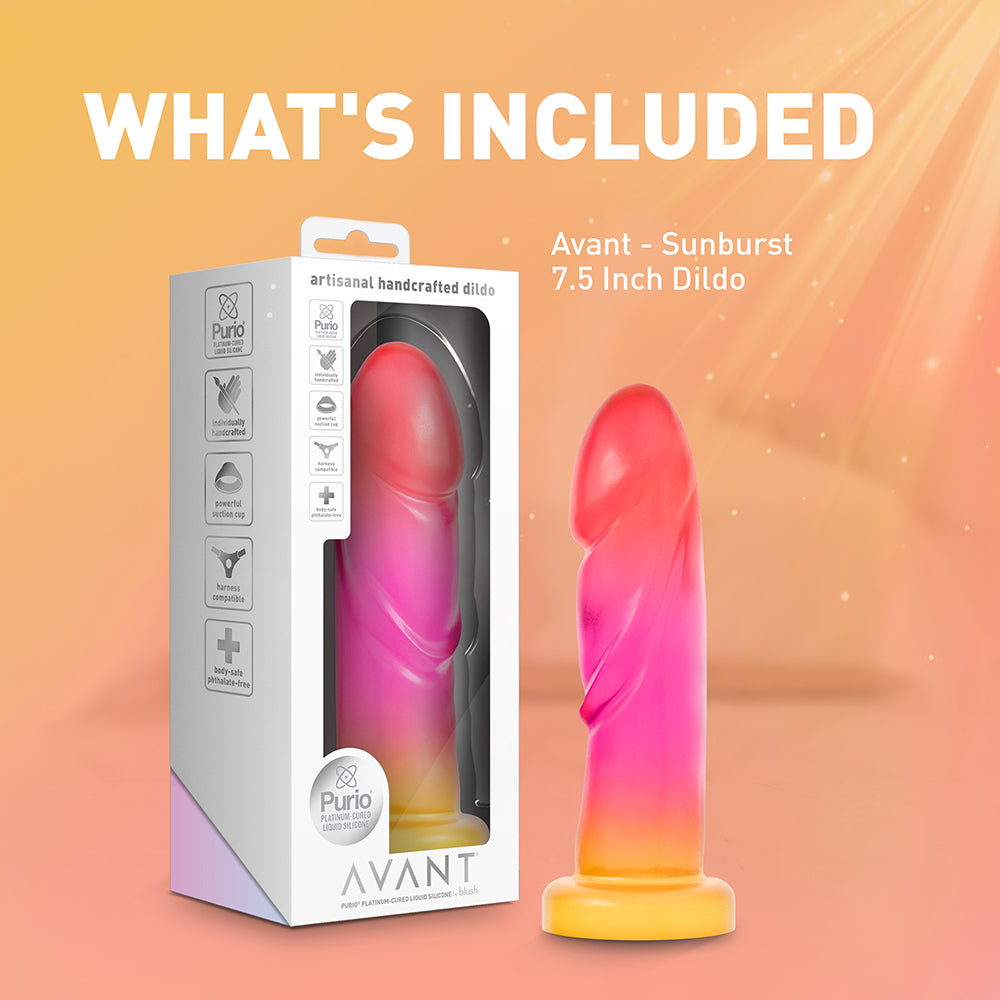 Avant Handcrafted Artisan Dildo Sunburst
