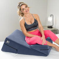 Liberator Wedge & Ramp Sex Combo in Original Size Décor Velvet Blue