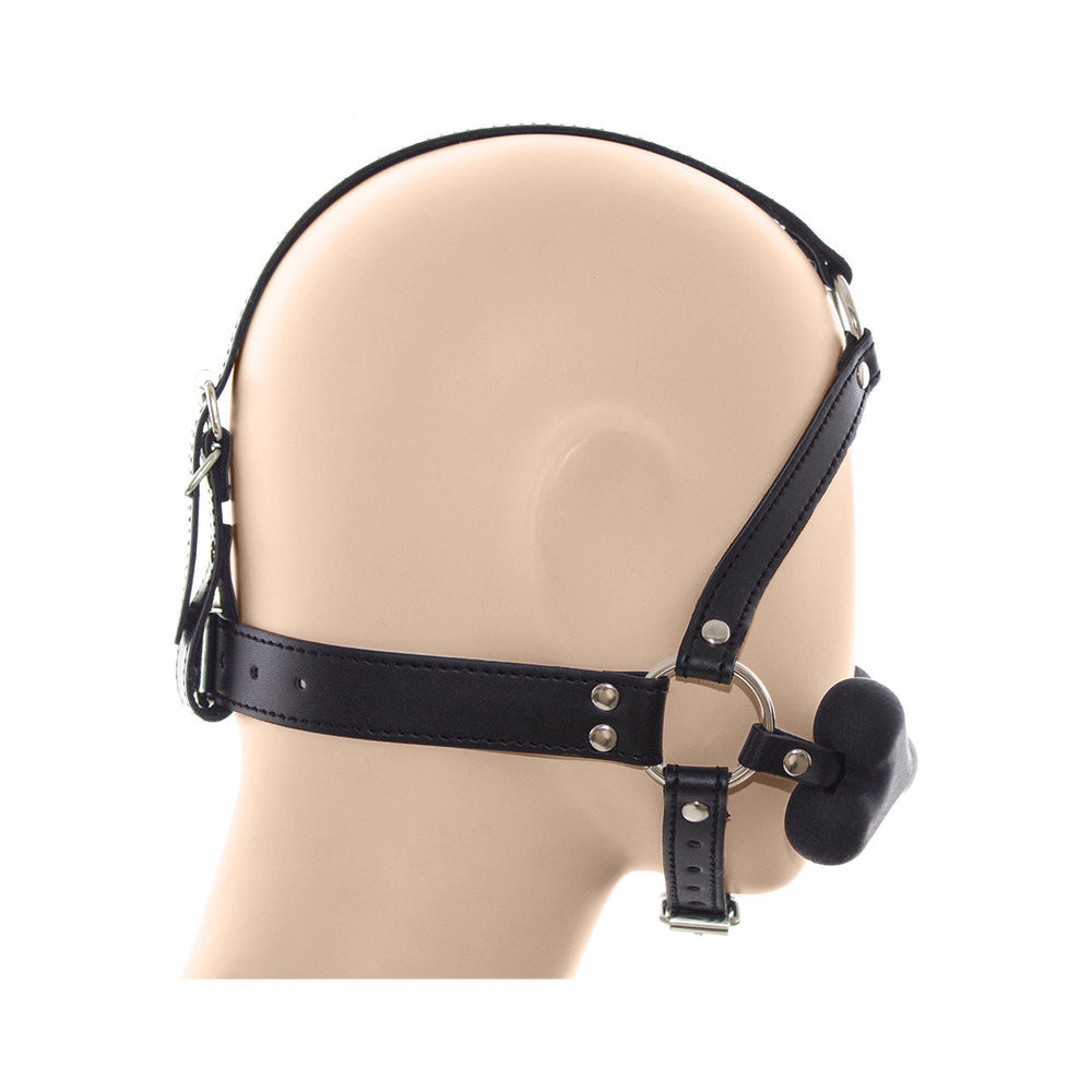 Ple'sur Face Harness Dog Bone Gag
