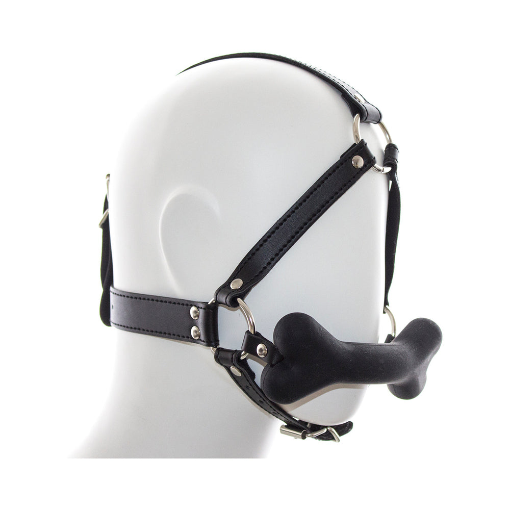 Ple'sur Face Harness Dog Bone Gag