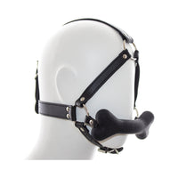 Ple'sur Face Harness Dog Bone Gag