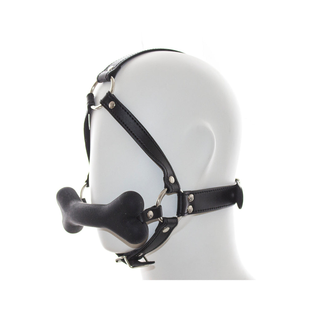 Ple'sur Face Harness Dog Bone Gag