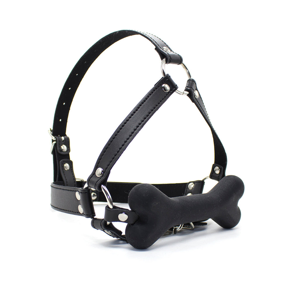 Ple'sur Face Harness Dog Bone Gag