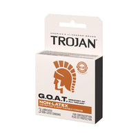 Trojan G.O.A.T Non-Latex Silicone Lubricated Condoms 3-Pack