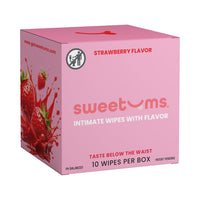Sweetums Intimate Wipes Strawberry Flavor
