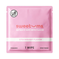 Sweetums Intimate Wipes Strawberry Flavor