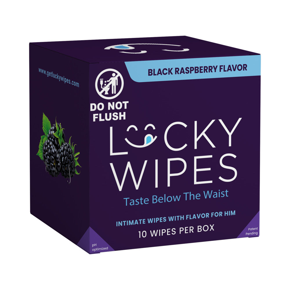 Sweetums Lucky Wipes Black Raspberry Flavor