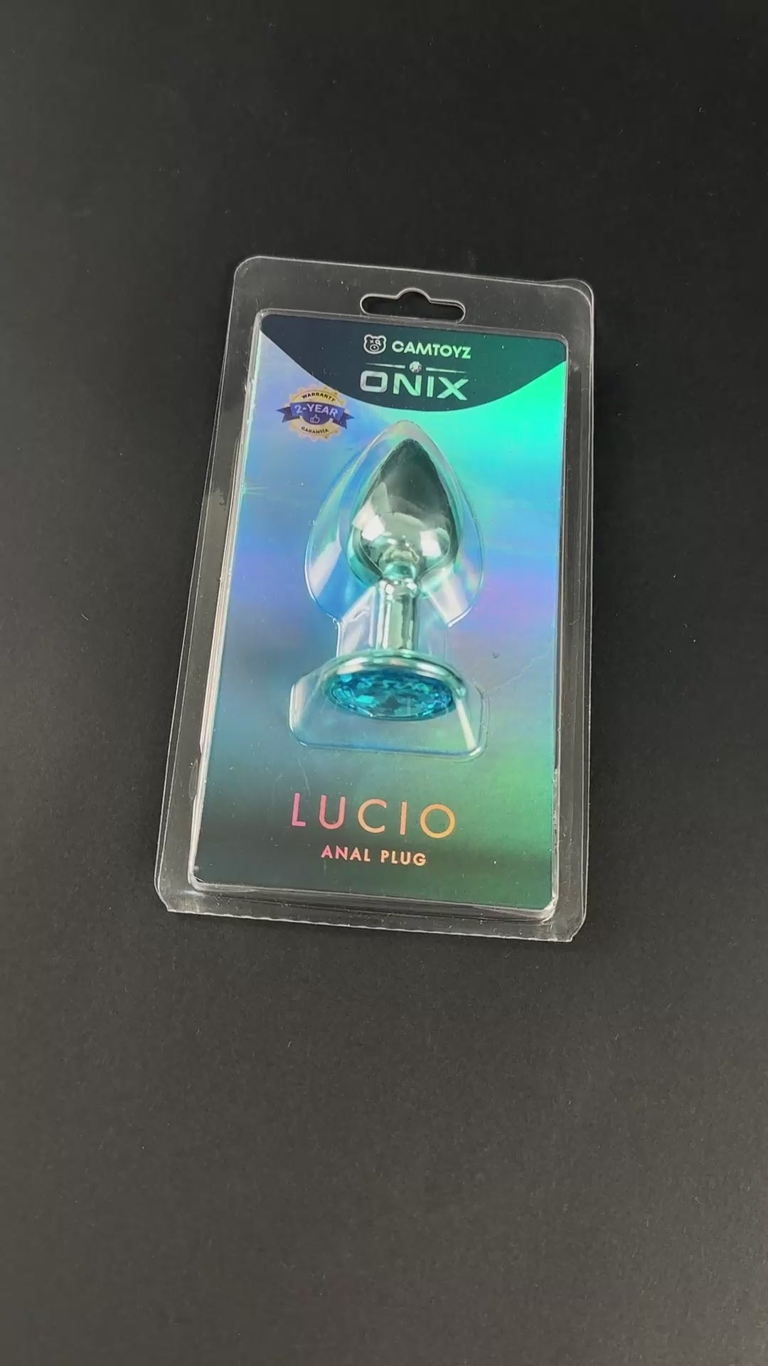 Camtoyz Blue Anal Plug Lucio