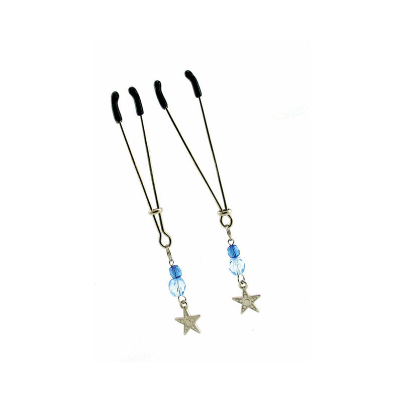 Sex Kitten Tweezer Clamps Star Blue