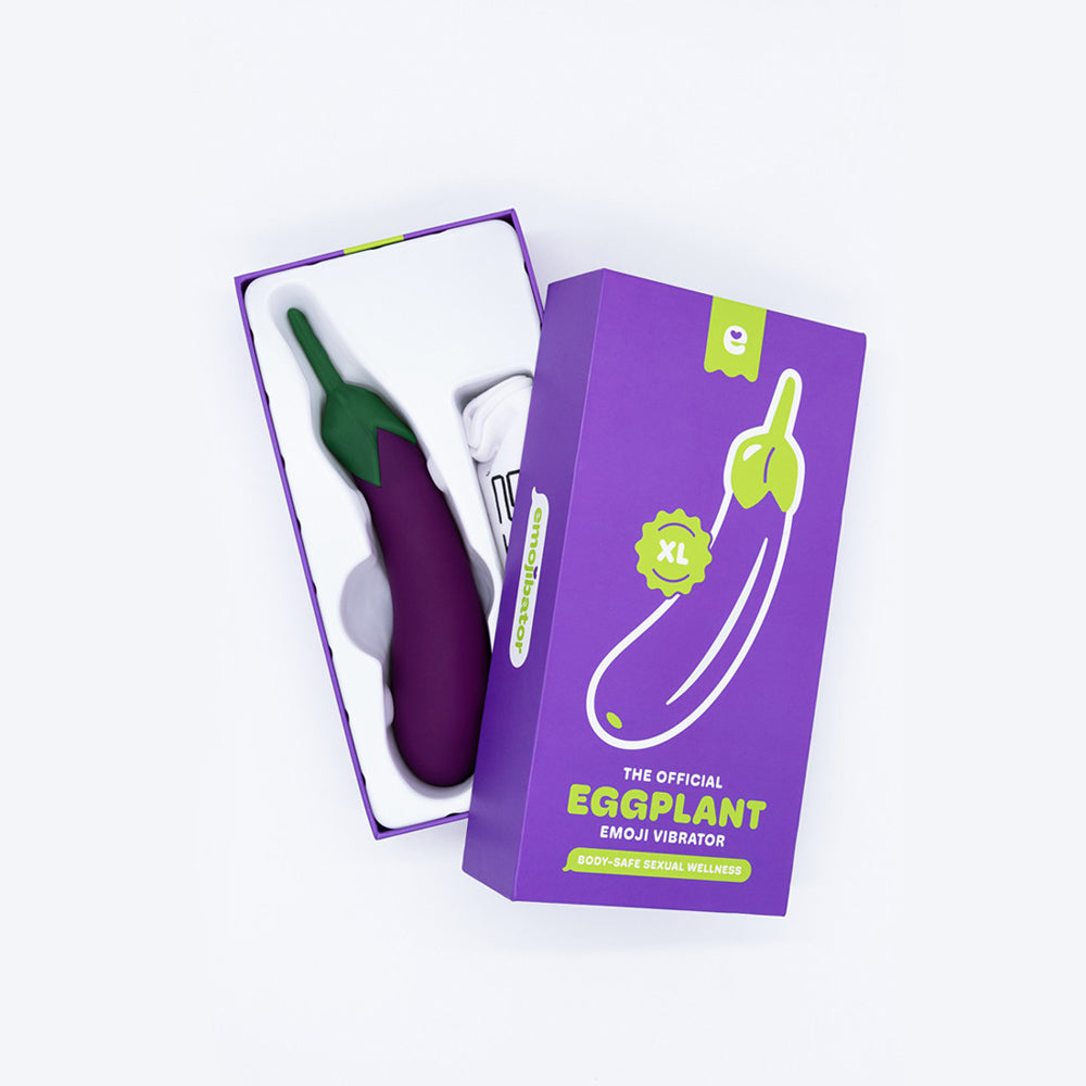 Emojibator Eggplant XL Emoji Vibrator