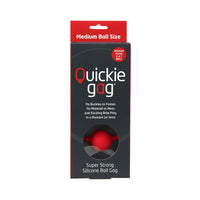Quickie Ball Gag - Medium Red