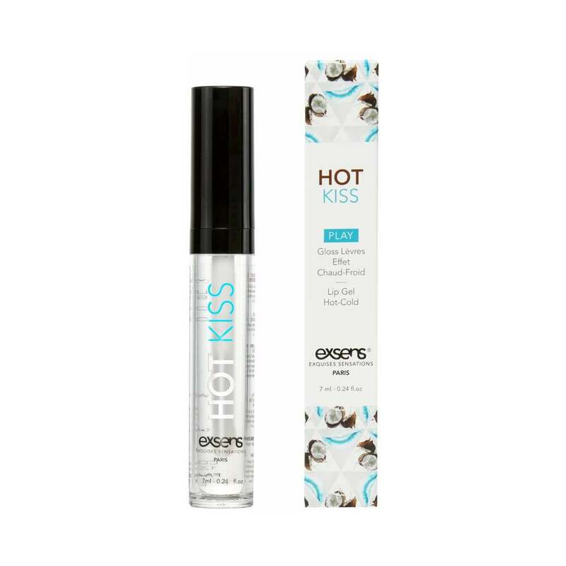 Exsens Hot Kiss Lip Gloss Coconut 0.24oz